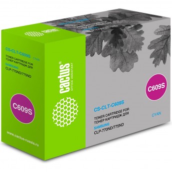 Лазерный картридж CACTUS CS-CLT-C609S (CLT-C609S) для Samsung CLP770, 770nd, 775, 775nd, голубой, 7 000 стр. Лазерный картридж CACTUS CS-CLT-C609S (CLT-C609S) для Samsung CLP770, 770nd, 775, 775nd, голубой, 7 000 стр.