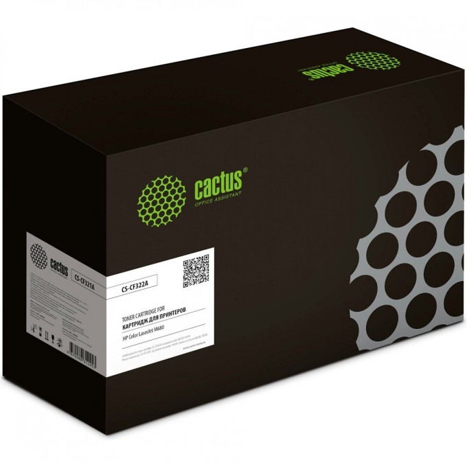 Лазерный картридж CACTUS CS-CF322A (HP 653A) для HP CLJ M680, желтый, 16 500 стр. CS-CF322A-1 Лазерный картридж CACTUS CS-CF322A (HP 653A) для HP CLJ M680, желтый, 16 500 стр. CS-CF322A-1