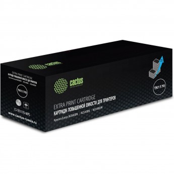 Лазерный картридж CACTUS CS-TK1170-MPS (TK-1170) для Kyocera Ecosys M2040dn, M2540dn, M2640idw, черный, увеличенной емкости, 12 000 стр. Лазерный картридж CACTUS CS-TK1170-MPS (TK-1170) для Kyocera Ecosys M2040dn, M2540dn, M2640idw, черный, увеличенной емкости, 12 000 стр.