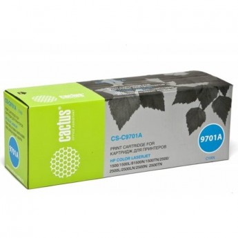 Лазерный картридж CACTUS CS-C9701AR (HP 121A) для HP Color LaserJet 1500, 1500l, 1500lxi, 1500n, 1500tn, 2500, 2500l, 2500ln, голубой, 4 000 стр. Лазерный картридж CACTUS CS-C9701AR (HP 121A) для HP Color LaserJet 1500, 1500l, 1500lxi, 1500n, 1500tn, 2500, 2500l, 2500ln, голубой, 4 000 стр.