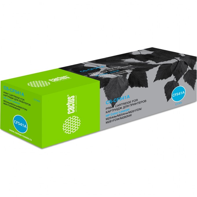 Лазерный картридж CACTUS (HP 203A) для HP Color LaserJet M254dw, M254nw, M280nw, M281fdn, M281fdw, голубой, 1 400 стр. CS-CF541A Лазерный картридж CACTUS (HP 203A) для HP Color LaserJet M254dw, M254nw, M280nw, M281fdn, M281fdw, голубой, 1 400 стр. CS-CF541A