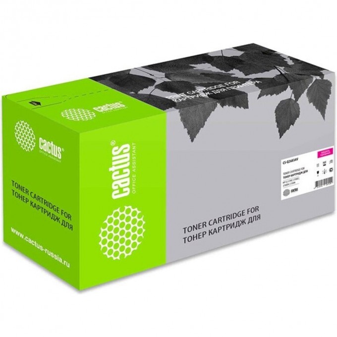 Лазерный Картридж CACTUS (HP 311A) для HP Color LaserJet 3700, 3700d, 3700dn, 3700dtn, 3700n, пурпурный, 6 000 стр. CS-Q2683AV Лазерный Картридж CACTUS (HP 311A) для HP Color LaserJet 3700, 3700d, 3700dn, 3700dtn, 3700n, пурпурный, 6 000 стр. CS-Q2683AV