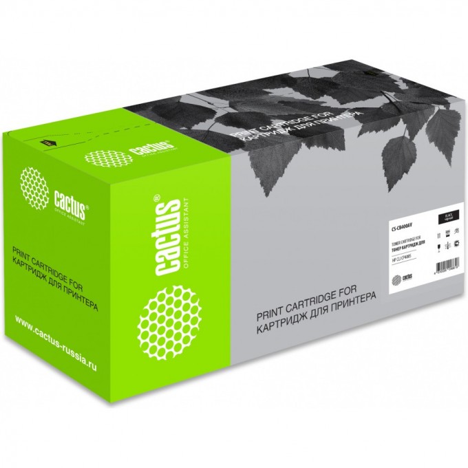 Лазерный картридж CACTUS (HP 642A) для HP Color LaserJet CP4005, CP4005DN, CP4005N, черный, 7 500 стр. CS-CB400AV Лазерный картридж CACTUS (HP 642A) для HP Color LaserJet CP4005, CP4005DN, CP4005N, черный, 7 500 стр. CS-CB400AV