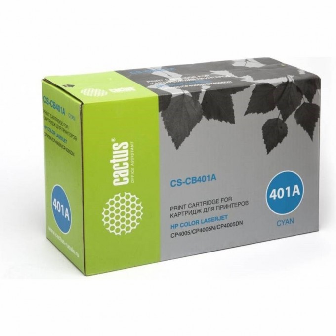Лазерный картридж CACTUS (HP 642A) для HP Color LaserJet CP4005, CP4005DN, CP4005N, голубой, 7 500 стр. CS-CB401AR Лазерный картридж CACTUS (HP 642A) для HP Color LaserJet CP4005, CP4005DN, CP4005N, голубой, 7 500 стр. CS-CB401AR