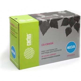 Лазерный картридж CACTUS CS-CB403AR (HP 642A) для HP Color LaserJet CP4005, CP4005DN, CP4005N, пурпурный, 7 500 стр. Лазерный картридж CACTUS CS-CB403AR (HP 642A) для HP Color LaserJet CP4005, CP4005DN, CP4005N, пурпурный, 7 500 стр.