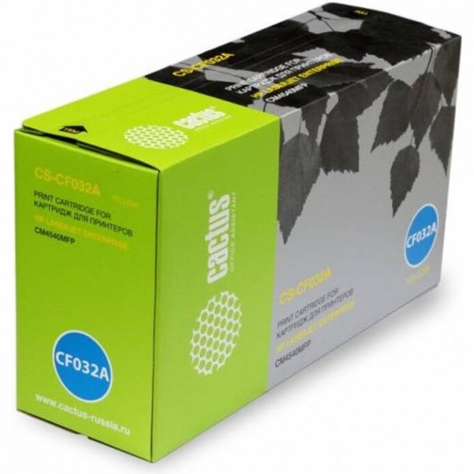 Лазерный картридж CACTUS (HP 646A) для HP Color LaserJet CM4540 MFP, CM4540f MFP, CM4540fskm MFP, CM4540mfp Enterprise, желтый, 12 500 стр. CS-CF032A Лазерный картридж CACTUS (HP 646A) для HP Color LaserJet CM4540 MFP, CM4540f MFP, CM4540fskm MFP, CM4540mfp Enterprise, желтый, 12 500 стр. CS-CF032A