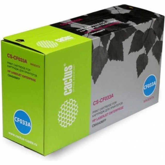 Лазерный картридж CACTUS (HP 646A) для HP Color LaserJet CM4540 MFP, CM4540f MFP, CM4540fskm MFP, CM4540mfp Enterprise, пурпурный, 12 500 стр. CS-CF033A Лазерный картридж CACTUS (HP 646A) для HP Color LaserJet CM4540 MFP, CM4540f MFP, CM4540fskm MFP, CM4540mfp Enterprise, пурпурный, 12 500 стр. CS-CF033A