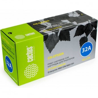 Лазерный картридж CACTUS CS-CF332A (HP 654A) для HP Color LaserJet M651, M651dn, M651n, M651xh, желтый, 15 000 стр. Лазерный картридж CACTUS CS-CF332A (HP 654A) для HP Color LaserJet M651, M651dn, M651n, M651xh, желтый, 15 000 стр.