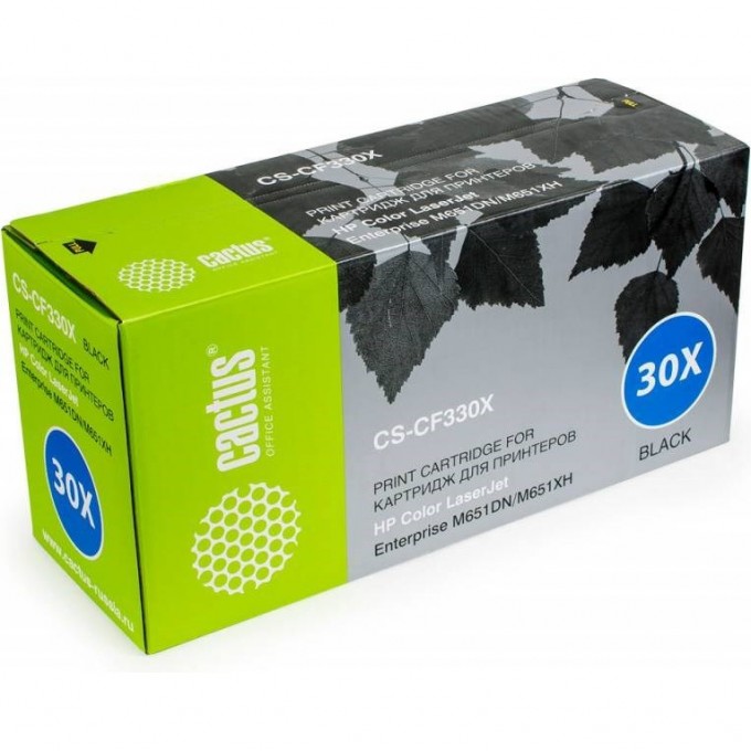Лазерный картридж CACTUS (HP 654X) для HP Color LaserJet M651, M651dn, M651n, M651xh, черный, увеличенной емкости, 20 500 стр. CS-CF330X Лазерный картридж CACTUS (HP 654X) для HP Color LaserJet M651, M651dn, M651n, M651xh, черный, увеличенной емкости, 20 500 стр. CS-CF330X