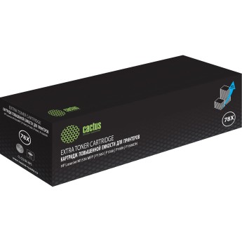 Лазерный картридж CACTUS CS-CE278X-MPS (HP 78X) для HP LaserJet P1566, P1606w, увеличенной емкости, черный, 3 000 стр. Лазерный картридж CACTUS CS-CE278X-MPS (HP 78X) для HP LaserJet P1566, P1606w, увеличенной емкости, черный, 3 000 стр.