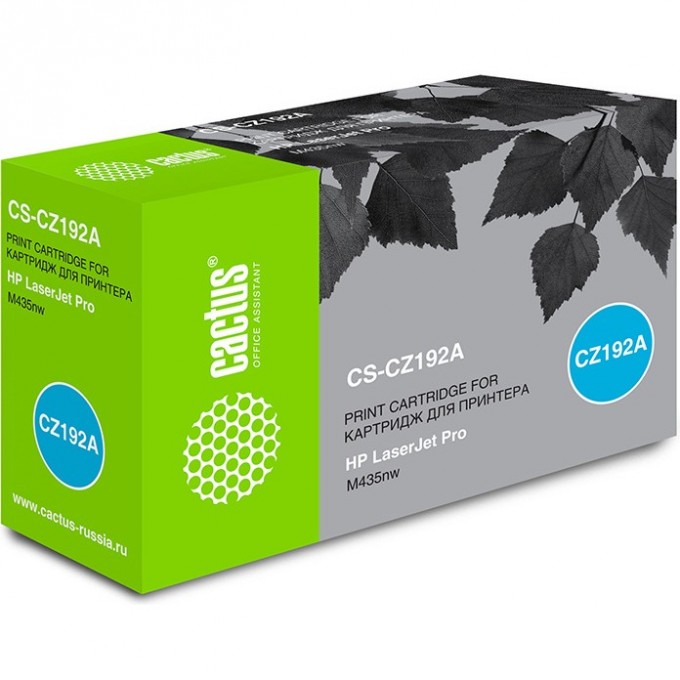 Лазерный картридж CACTUS (HP 93A) для HP LaserJet M435 Pro, M435nw Pro, M701 Pro, M701a Pro, M701n Pro, M706 Pro, M706n Pro, черный, 12 000 стр. CS-CZ192A Лазерный картридж CACTUS (HP 93A) для HP LaserJet M435 Pro, M435nw Pro, M701 Pro, M701a Pro, M701n Pro, M706 Pro, M706n Pro, черный, 12 000 стр. CS-CZ192A