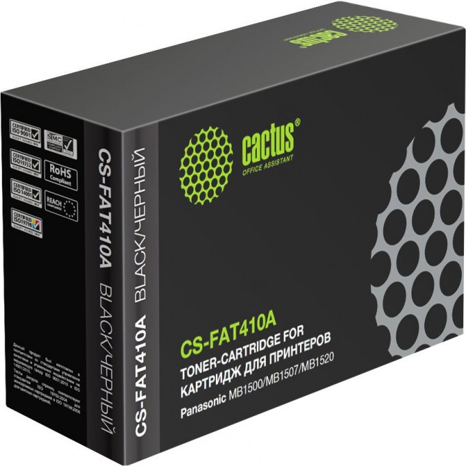 Лазерный картридж CACTUS (KX-FAT410A) для Panasonic KX MB1500, MB1500ru, MB1507, MB1507ru, MB1520, MB1520ru, черный, 2 500 стр. CS-FAT410A Лазерный картридж CACTUS (KX-FAT410A) для Panasonic KX MB1500, MB1500ru, MB1507, MB1507ru, MB1520, MB1520ru, черный, 2 500 стр. CS-FAT410A
