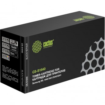 Лазерный картридж CACTUS CS-S1640 (MLT-D108S) для Samsung ML1640, 1641, 1645, 2240, 2241, черный, 1 500 стр. Лазерный картридж CACTUS CS-S1640 (MLT-D108S) для Samsung ML1640, 1641, 1645, 2240, 2241, черный, 1 500 стр.