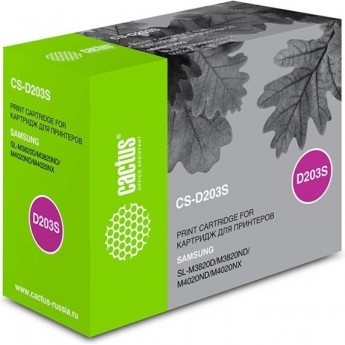 Лазерный картридж CACTUS CS-D203S (MLT-D203S) для Samsung ProXpress M3820, M3820d, M3820nd, M4020, M4072fd, SL-M3320, SL-M3325, SL-M3370, SL-M3375, SL-M3825dw, SL-M3870, SL-M4070, черный, 3 000 стр. Лазерный картридж CACTUS CS-D203S (MLT-D203S) для Samsung ProXpress M3820, M3820d, M3820nd, M4020, M4072fd, SL-M3320, SL-M3325, SL-M3370, SL-M3375, SL-M3825dw, SL-M3870, SL-M4070, черный, 3 000 стр.