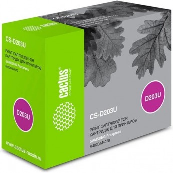 Лазерный картридж CACTUS CS-D203U (MLT-D203U) для Samsung ProXpress M4020, M4020nd, M4072fd, SL-M4070, черный, увеличенной емкости, 15 000 стр. Лазерный картридж CACTUS CS-D203U (MLT-D203U) для Samsung ProXpress M4020, M4020nd, M4072fd, SL-M4070, черный, увеличенной емкости, 15 000 стр.