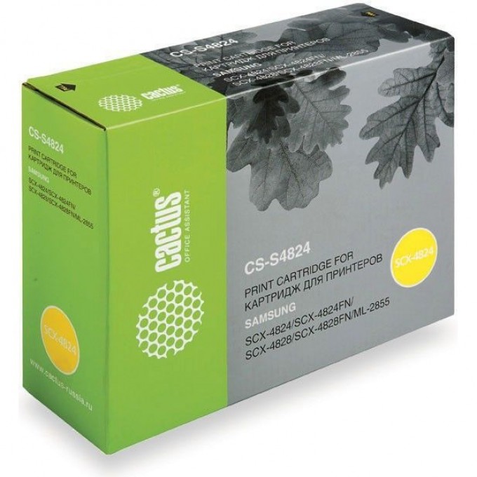 Лазерный картридж CACTUS (MLT-D209L) для Samsung ML2855; SCX4824, 4824fn, 4825fn, 4828, 4828fn, черный, увеличенной емкости, 5 000 стр. CS-S4824 Лазерный картридж CACTUS (MLT-D209L) для Samsung ML2855; SCX4824, 4824fn, 4825fn, 4828, 4828fn, черный, увеличенной емкости, 5 000 стр. CS-S4824