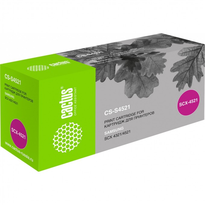Лазерный картридж CACTUS (SCX-4521D3) для Samsung SCX4321, 4521, 4521f, 4521fg, черный, 3 000 стр. CS-S4521 Лазерный картридж CACTUS (SCX-4521D3) для Samsung SCX4321, 4521, 4521f, 4521fg, черный, 3 000 стр. CS-S4521