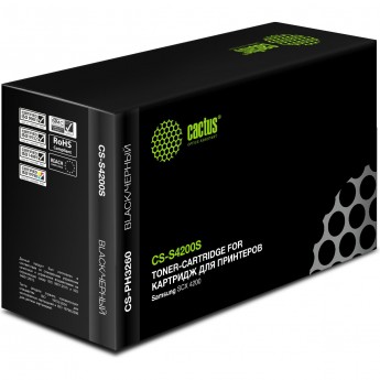 Лазерный картридж CACTUS CS-S4200S (SCX-D4200A) для Samsung SCX4200, 4220, черный, 3 000 стр. Лазерный картридж CACTUS CS-S4200S (SCX-D4200A) для Samsung SCX4200, 4220, черный, 3 000 стр.