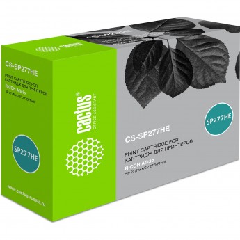 Лазерный картридж CACTUS CS-SP277HE (SP 277HE) для Ricoh Aficio SP 277NwX, SP 277SFNwX, SP 277SNwX, черный, 2 600 стр. Лазерный картридж CACTUS CS-SP277HE (SP 277HE) для Ricoh Aficio SP 277NwX, SP 277SFNwX, SP 277SNwX, черный, 2 600 стр.