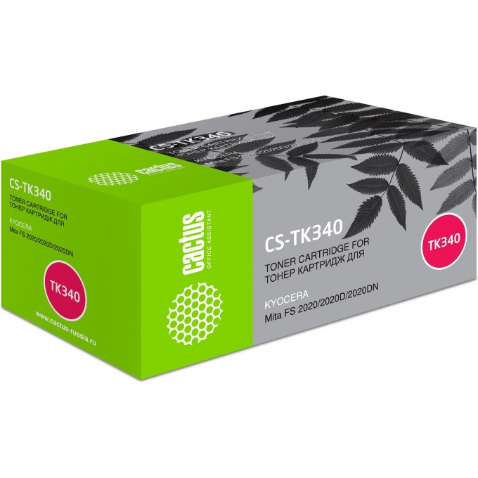Лазерный картридж CACTUS (TK-340) для принтеров Kyocera Mita FS 2020, 2020d, 2020dn, черный, 12 000 стр. CS-TK340 Лазерный картридж CACTUS (TK-340) для принтеров Kyocera Mita FS 2020, 2020d, 2020dn, черный, 12 000 стр. CS-TK340