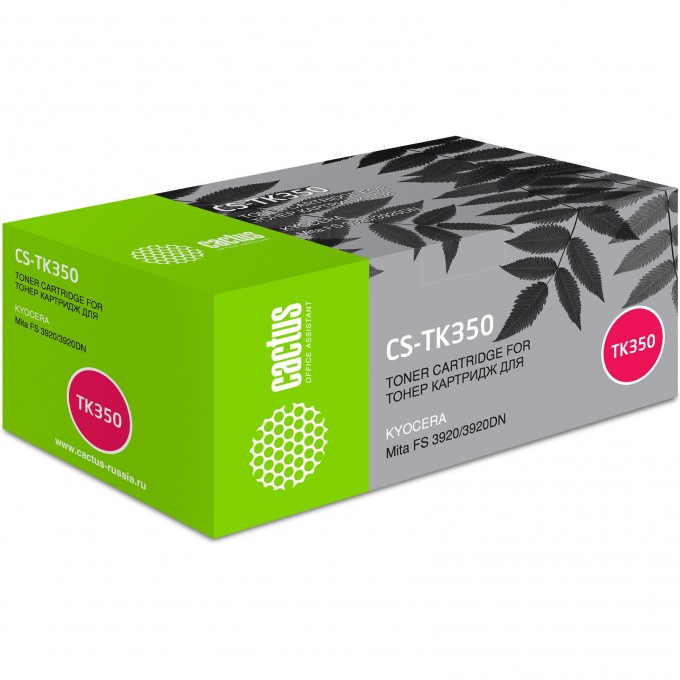Лазерный картридж CACTUS (TK-350) для принтеров Kyocera Mita FS 3040, 3040 MFP, 3040 MFP+, 3140, 3140 MFP, 3140 MFP+, 3540, 3540 MFP, 3640, 3640 MFP, 3920, 3920dn, черный, 15 000 стр. CS-TK350 Лазерный картридж CACTUS (TK-350) для принтеров Kyocera Mita FS 3040, 3040 MFP, 3040 MFP+, 3140, 3140 MFP, 3140 MFP+, 3540, 3540 MFP, 3640, 3640 MFP, 3920, 3920dn, черный, 15 000 стр. CS-TK350