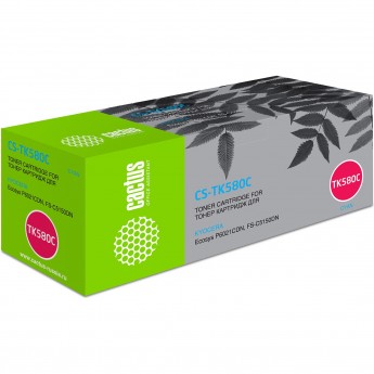 Лазерный картридж CACTUS CS-TK580C (TK-580C) для принтеров Kyocera Mita P6021 Ecosys, P6021cdn Ecosys, Mita FS C5150, C5150dn, голубой, 2 800 стр. Лазерный картридж CACTUS CS-TK580C (TK-580C) для принтеров Kyocera Mita P6021 Ecosys, P6021cdn Ecosys, Mita FS C5150, C5150dn, голубой, 2 800 стр.