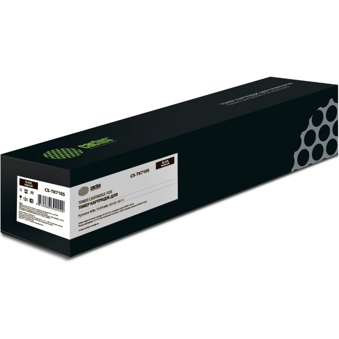 Лазерный картридж CACTUS (TK-7105) для Kyocera Mita TASKalfa 3010i, 3011i, черный, 20 000 стр. CS-TK7105 Лазерный картридж CACTUS (TK-7105) для Kyocera Mita TASKalfa 3010i, 3011i, черный, 20 000 стр. CS-TK7105