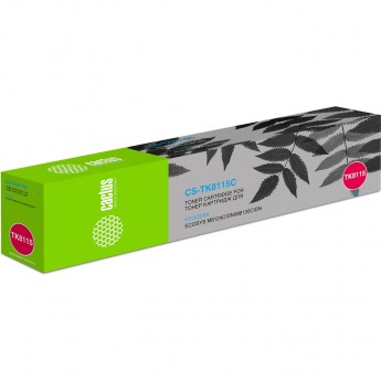 Лазерный картридж CACTUS CS-TK8115C (TK-8115C) для Kyocera Mita Ecosys M8124cidn, M8130cidn, голубой, 6 000 стр. Лазерный картридж CACTUS CS-TK8115C (TK-8115C) для Kyocera Mita Ecosys M8124cidn, M8130cidn, голубой, 6 000 стр.