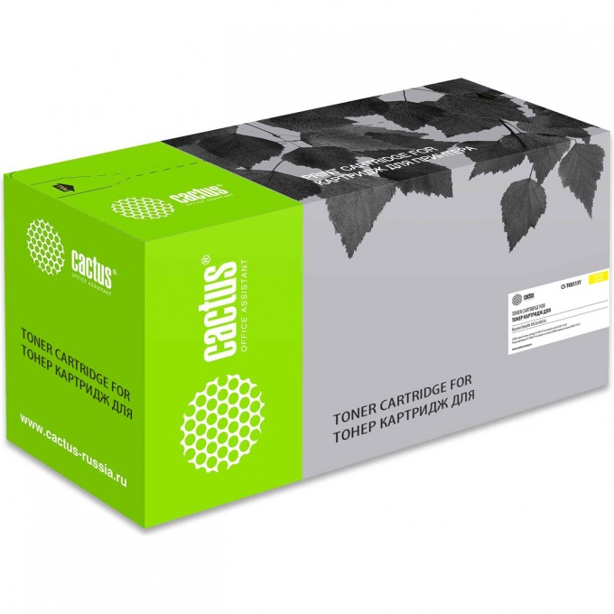 Лазерный картридж CACTUS (TK-8515Y) для Kyocera Taskalfa 5052ci, 6052ci, желтый, 20 000 стр. CS-TK8515Y Лазерный картридж CACTUS (TK-8515Y) для Kyocera Taskalfa 5052ci, 6052ci, желтый, 20 000 стр. CS-TK8515Y