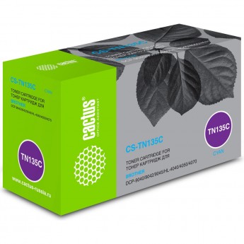 Лазерный картридж CACTUS CS-TN135C (TN-135C) для принтеров Brother 4040cn, HL 4050cdn, HL 4070cdw, DCP 9040cn, DCP 9042cdn, DCP 9045cdn, MFC 9440cn, MFC 9450cdn, MFC 9840cdw, голубой, 4 000 стр. Лазерный картридж CACTUS CS-TN135C (TN-135C) для принтеров Brother 4040cn, HL 4050cdn, HL 4070cdw, DCP 9040cn, DCP 9042cdn, DCP 9045cdn, MFC 9440cn, MFC 9450cdn, MFC 9840cdw, голубой, 4 000 стр.