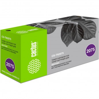 Лазерный картридж CACTUS CS-TN2075 (TN-2075) для принтеров Brother HL 2030r, HL 2040r, HL 2070nr, FAX 2920r, FAX 2825r, DCP 7010r, DCP 7025r, MFC 7420r, MFC 7820nr, черный, 2 500 стр. Лазерный картридж CACTUS CS-TN2075 (TN-2075) для принтеров Brother HL 2030r, HL 2040r, HL 2070nr, FAX 2920r, FAX 2825r, DCP 7010r, DCP 7025r, MFC 7420r, MFC 7820nr, черный, 2 500 стр.