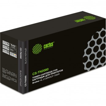 Лазерный картридж CACTUS CS-TN2080 (TN-2080) для принтеров Brother HL 2130r, DCP 7055r, DCP 7055w, черный, 700 стр. Лазерный картридж CACTUS CS-TN2080 (TN-2080) для принтеров Brother HL 2130r, DCP 7055r, DCP 7055w, черный, 700 стр.