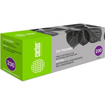 Лазерный картридж CACTUS CS-TN230BK (TN-230BK) для принтеров Brother HL 3040cn, HL 3070cw, DCP 9010cn, MFC 9120cn, MFC 9320cw, черный, 2 200 стр. Лазерный картридж CACTUS CS-TN230BK (TN-230BK) для принтеров Brother HL 3040cn, HL 3070cw, DCP 9010cn, MFC 9120cn, MFC 9320cw, черный, 2 200 стр.