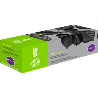 Лазерный картридж CACTUS CS-TN241Y (TN-241Y) для принтеров Brother HL 3140cw, 3150cdw, 3170cdw; DCP 9015cdw, DCP 9020cdw; MFC 9140cdn, 9330cdw, 9340cdw, желтый, 1 400 стр. Лазерный картридж CACTUS CS-TN241Y (TN-241Y) для принтеров Brother HL 3140cw, 3150cdw, 3170cdw; DCP 9015cdw, DCP 9020cdw; MFC 9140cdn, 9330cdw, 9340cdw, желтый, 1 400 стр.