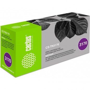 Лазерный картридж CACTUS CS-TN3170 (TN-3170) для принтеров Brother HL 5240, HL 5240L, HL 5250dn, HL 5270dn, HL 5280dw, DCP 8060, DCP 8065dn, MFC 8460n, MFC 8860dn, MFC 8870dw, черный, 7 000 стр. Лазерный картридж CACTUS CS-TN3170 (TN-3170) для принтеров Brother HL 5240, HL 5240L, HL 5250dn, HL 5270dn, HL 5280dw, DCP 8060, DCP 8065dn, MFC 8460n, MFC 8860dn, MFC 8870dw, черный, 7 000 стр.
