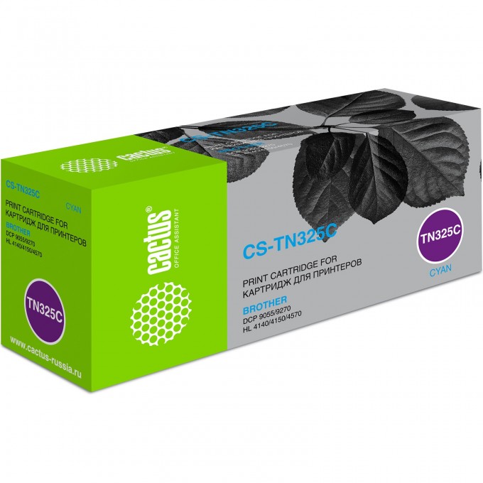 Лазерный картридж CACTUS (TN-325C) для принтеров Brother HL 4140cn, HL 4150cdn, HL 4570cdw, HL 4570cdwt, DCP 9055cdn, DCP 9270cdn, MFC 9460cdn, MFC 9465cdn, MFC 9970cdw, голубой, 3 500 стр. CS-TN325C Лазерный картридж CACTUS (TN-325C) для принтеров Brother HL 4140cn, HL 4150cdn, HL 4570cdw, HL 4570cdwt, DCP 9055cdn, DCP 9270cdn, MFC 9460cdn, MFC 9465cdn, MFC 9970cdw, голубой, 3 500 стр. CS-TN325C