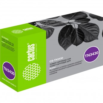 Лазерный картридж CACTUS CS-TN3430 (TN-3430) для Brother HL L5000, 5100, 5200, 6250, 6300, 6400, черный, 3 000 стр. Лазерный картридж CACTUS CS-TN3430 (TN-3430) для Brother HL L5000, 5100, 5200, 6250, 6300, 6400, черный, 3 000 стр.