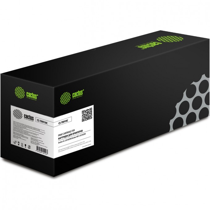 Лазерный картридж CACTUS (TN-910C) для Brother HL-L9310CDW, Brother MFC-L9570CDW, голубой, 9 000 стр. CS-TN910C Лазерный картридж CACTUS (TN-910C) для Brother HL-L9310CDW, Brother MFC-L9570CDW, голубой, 9 000 стр. CS-TN910C