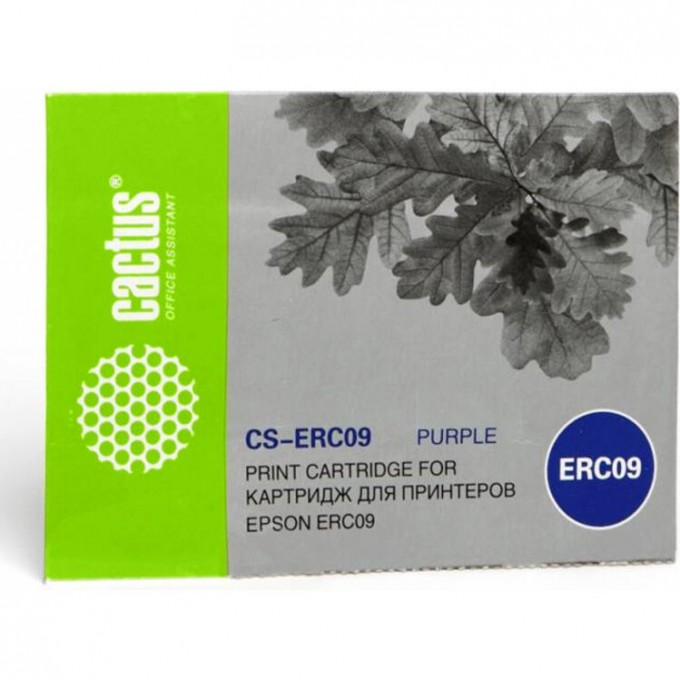 Матричный картридж CACTUS (ERC-09) для Epson ERC09, пурпурный CS-ERC09 Матричный картридж CACTUS (ERC-09) для Epson ERC09, пурпурный CS-ERC09