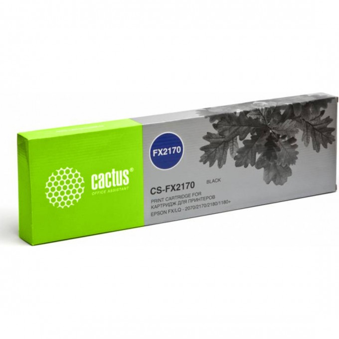 Матричный картридж CACTUS (S015086) для Epson FX LQ-2070, 2170, 2180, 1180, черный CS-FX2170 Матричный картридж CACTUS (S015086) для Epson FX LQ-2070, 2170, 2180, 1180, черный CS-FX2170