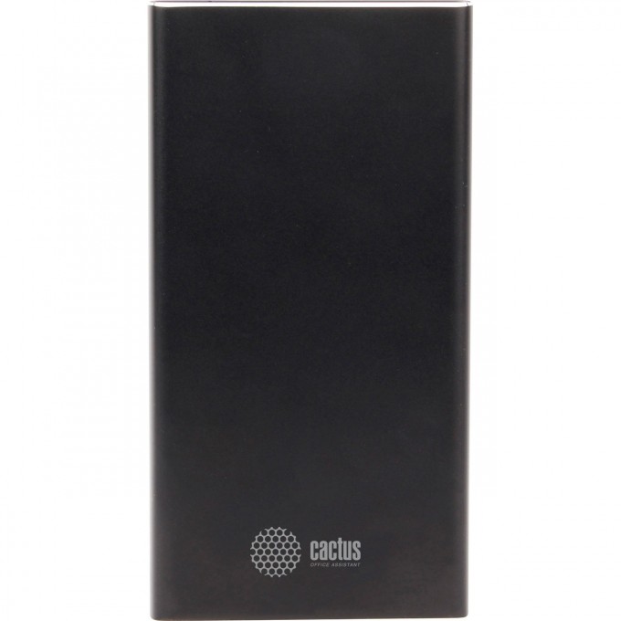 Мобильный аккумулятор CACTUS 10000mAh 2.1A 2xUSB черный CS-PBFSJT-10000 Мобильный аккумулятор CACTUS 10000mAh 2.1A 2xUSB черный CS-PBFSJT-10000
