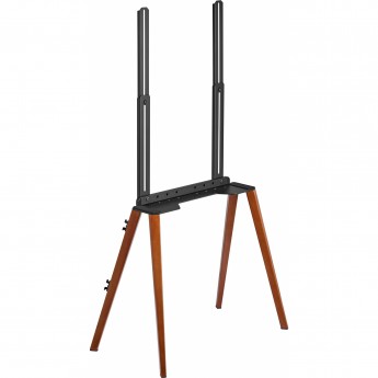 Подставка для телевизора CACTUS CS-ST3644BKWN 43"-65" 40кг напольный черный/орех