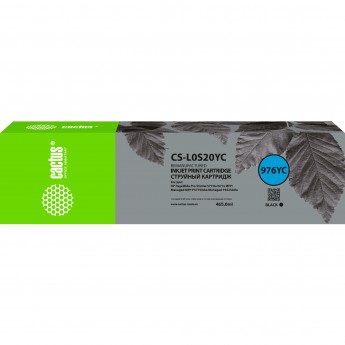 Струйный картридж CACTUS CS-L0S20YC (HP 976YC) для HP PageWide P55250dw, P57750dw, черный, 465 мл Струйный картридж CACTUS CS-L0S20YC (HP 976YC) для HP PageWide P55250dw, P57750dw, черный, 465 мл