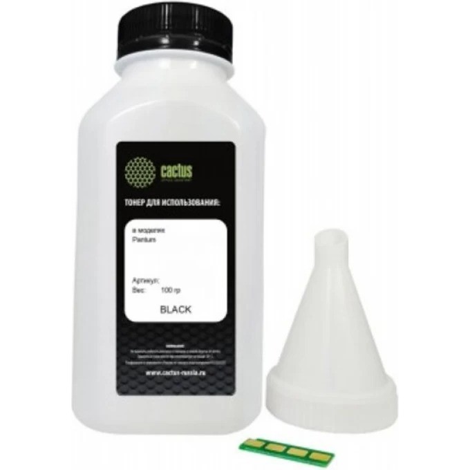Заправочный набор CACTUS с чипом для принтера Pantum BP5100DN, BP5100DW, черный, флакон 100 гр. CS-RK-TL-5120 Заправочный набор CACTUS с чипом для принтера Pantum BP5100DN, BP5100DW, черный, флакон 100 гр. CS-RK-TL-5120